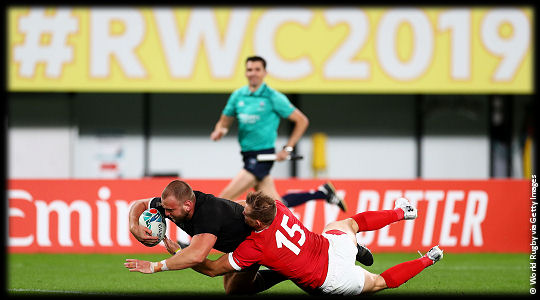 New Zealand v Wales Joe Moody try RWC2019 Bronze Final